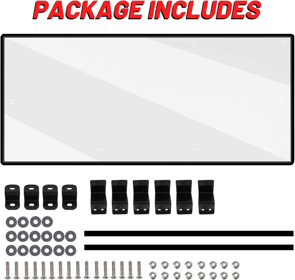 Rear Windshield Window Clear for CFMOTO UFORCE 1000 2019-2026