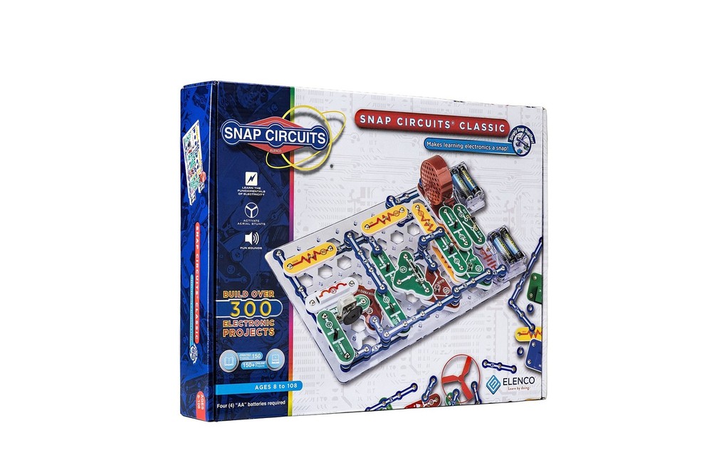 Snap Circuits Classic SC-300 Electronics Exploration Kit | Over 300 Projects ...