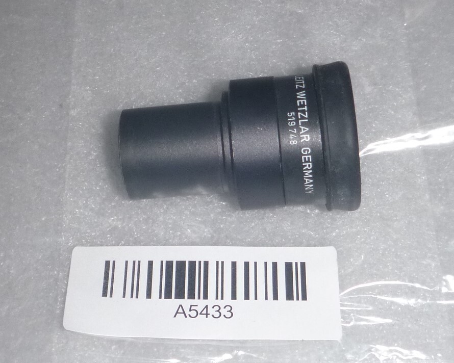 MICROSCOPE EYEPIECE OCULAR LEITZ GERMANY 519748 OPTICS