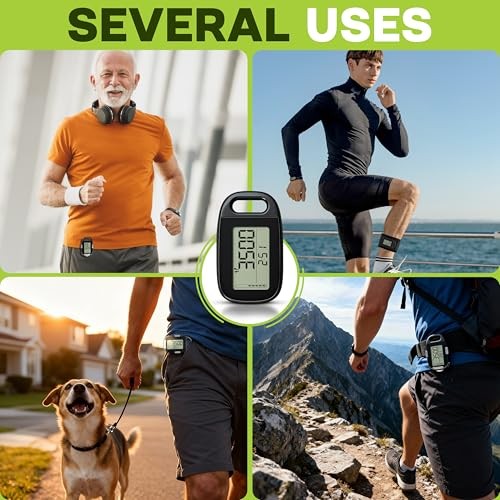 Ankle Pedometer Step Counter for Walking - Distance Counter - Activity Tracker
