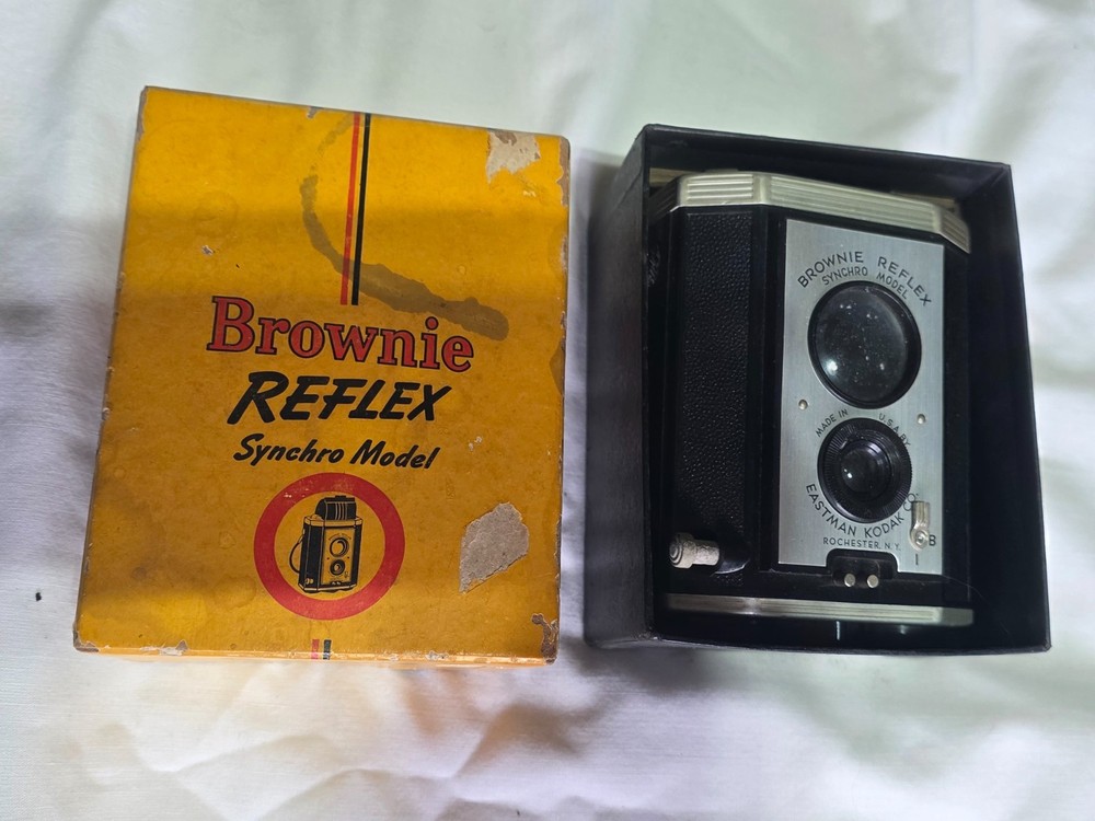 Brownie Reflex Synchro Model Camera with Original Box