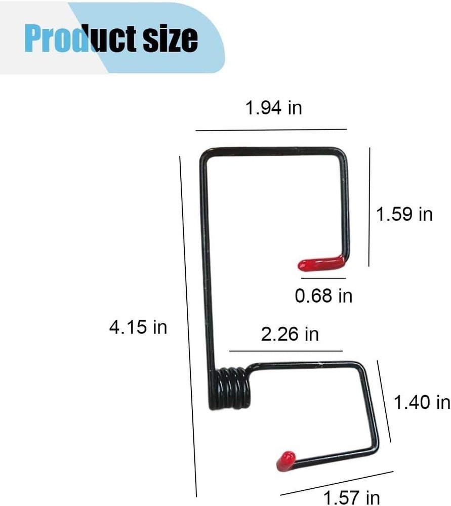 Windshield Wiper Arm Pressure Spring Booster Kit - 2PCS for Enhanced Performance