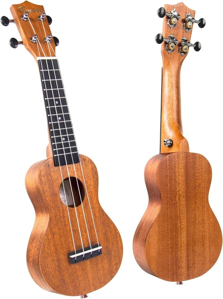 Mini Ukulele 17" Mahogany Nylon Strings Lightweight