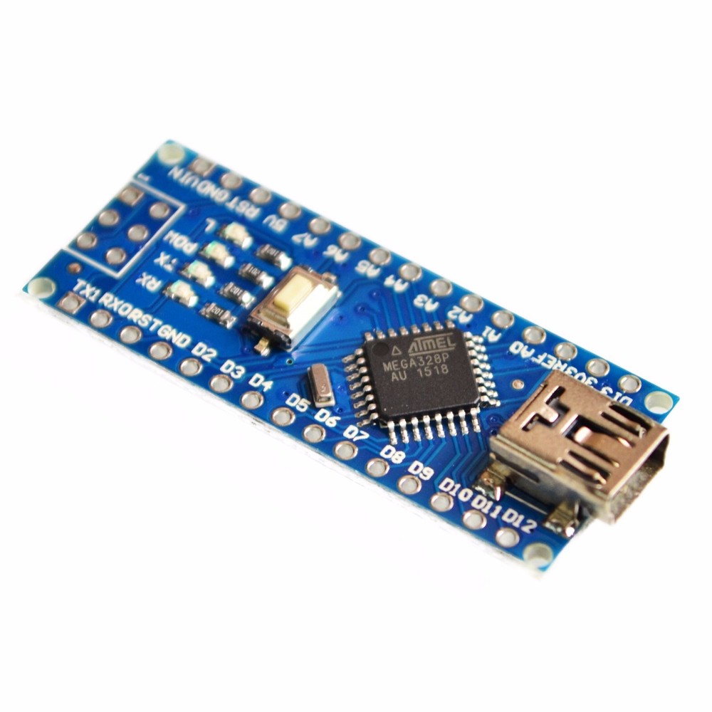 Nano 3.0 Micro-Controller ATMEGA328P + I / O Expansion Shield Module