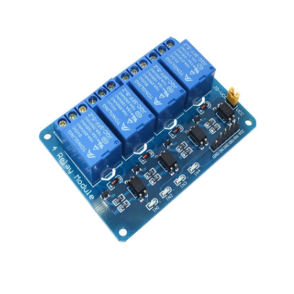 10pcs relay module 4-channel relay control board with optocoupler