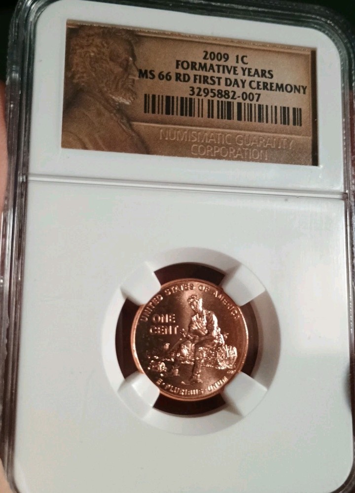 2009 1C Formative Years MS66 NGC RED First Day Ceremony