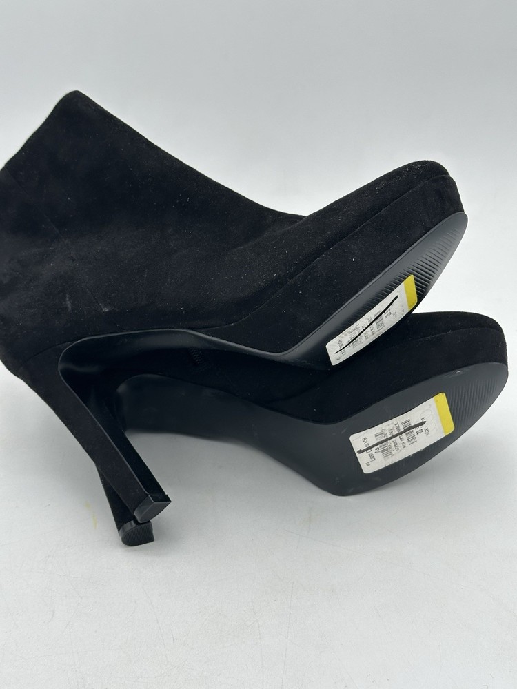 Nine West Glowup Platform Booties Size 10 Black