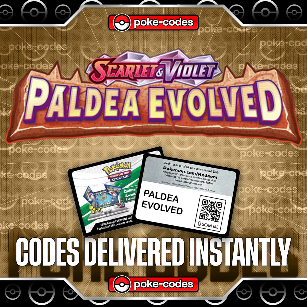 Pokemon - Paldea Evolved TCG Code Cards - INSTANT DELIVERY
