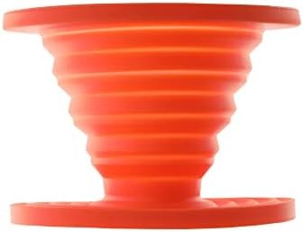 Collapsible coffee drip filter for camping