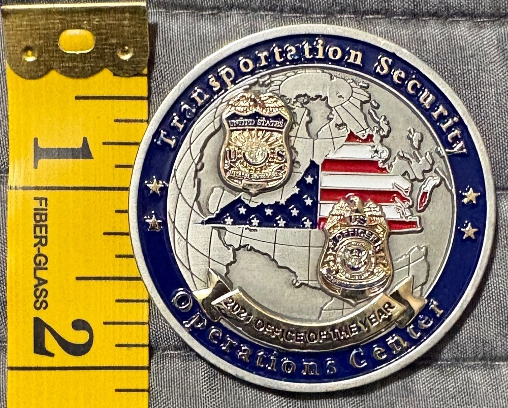 Transportation Security TSA Operations Center Challenge Coin