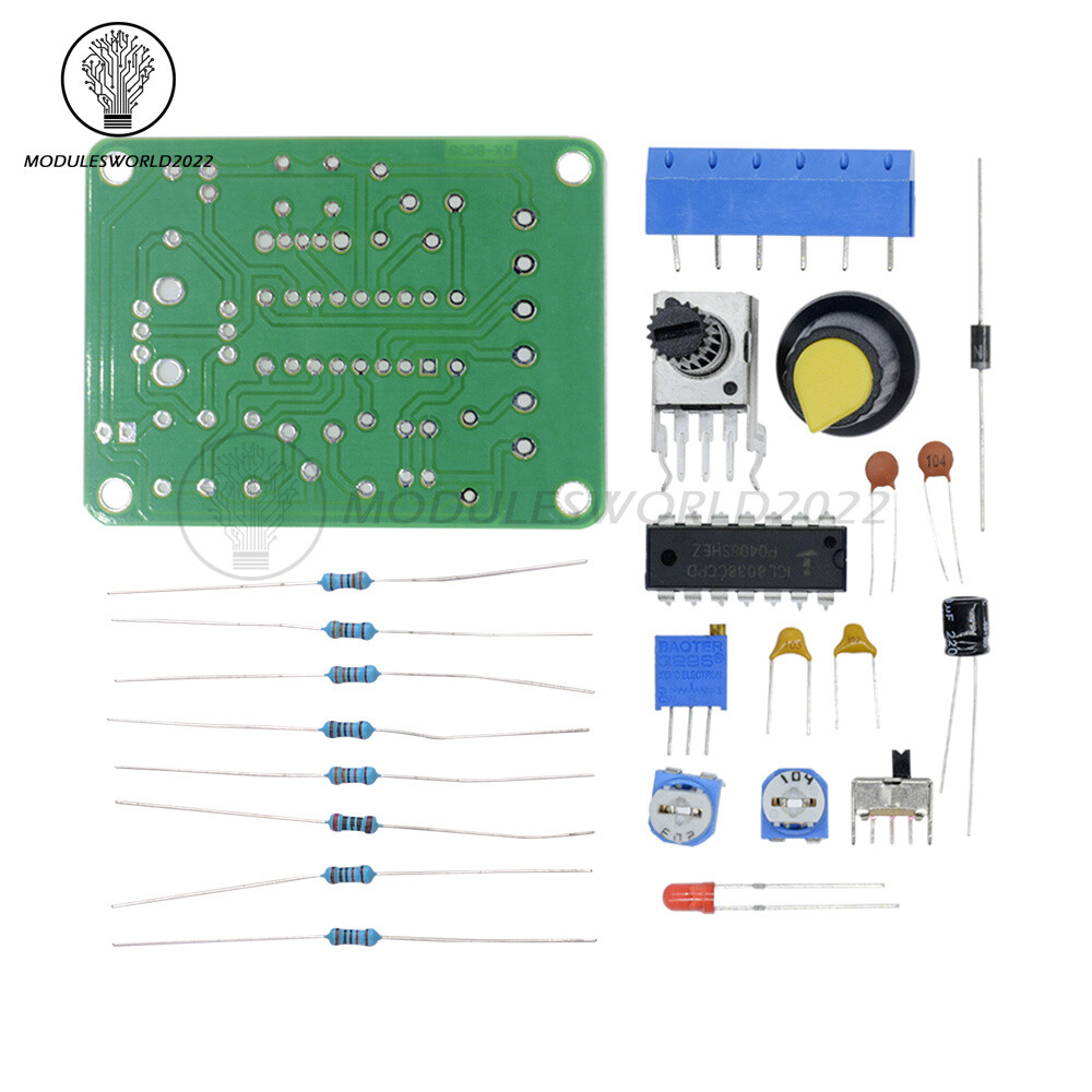 ICL8038 Monolithic Function Signal Generator Module DIY Kit Sine Square Triangle