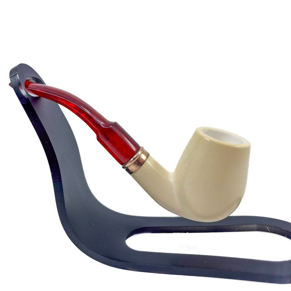 S.Yanik Meerschaum Pipe – Smooth Billiard
