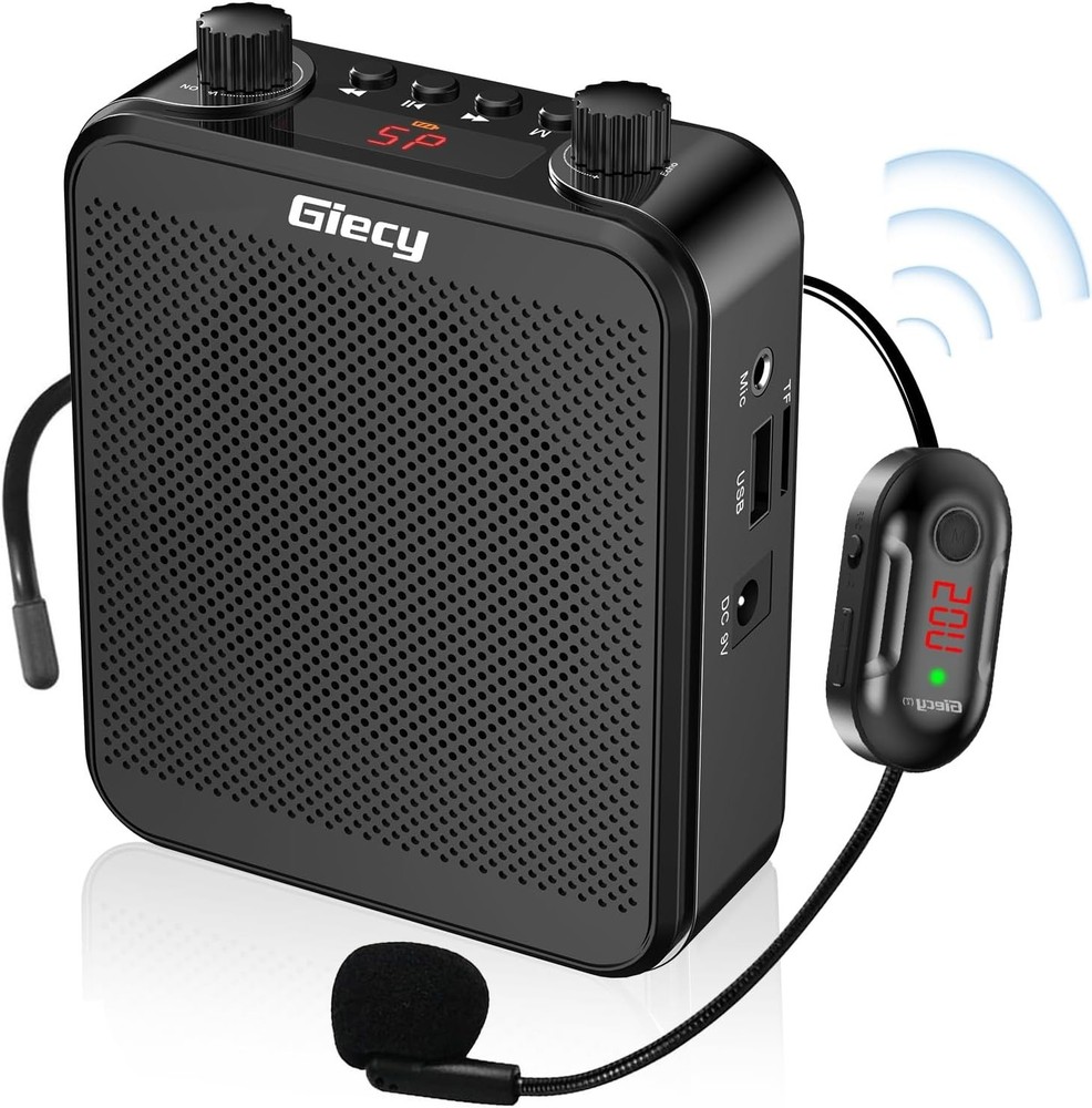 30W Personal PA System with Bluetooth & Wireless Mic – Ideal for Presentations