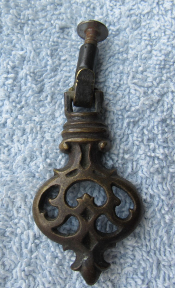 Cabinet or Drawer M2 9CBrass Drop Handle Hardware