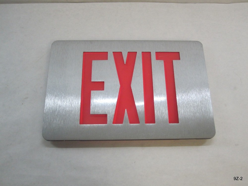 Exit Face Plate For Lumark 12" 2-Light Utility Fluorescent Emergency Exit Light