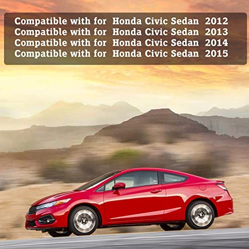 Mud Flaps Splash Guards 4PCS Front & Rear Side Mud Guards 2012-2015 Civic
