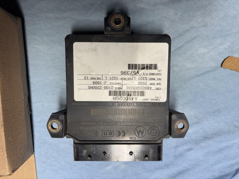Allison Transmission Control Module 29551869 Used, Not tested