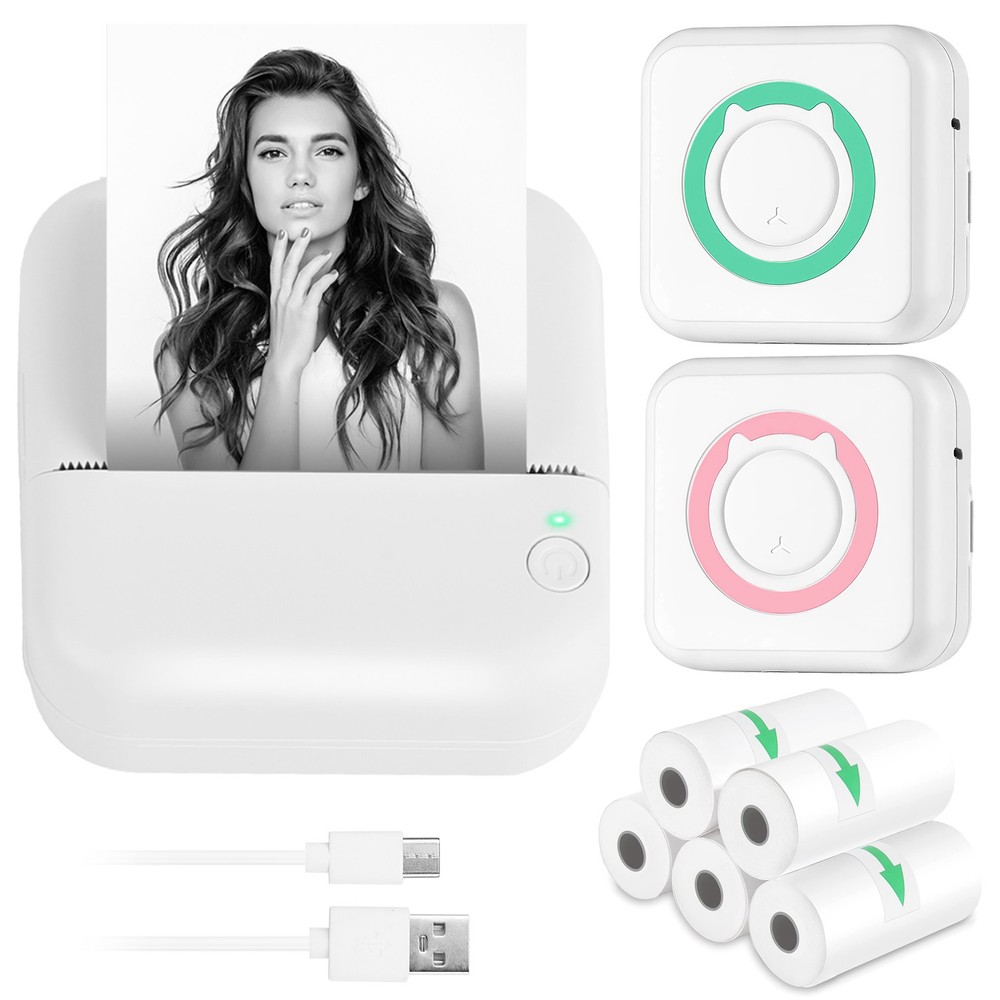 Sticker Printer Wireless Thermal Printer Portable Mini Sticker Maker Machine