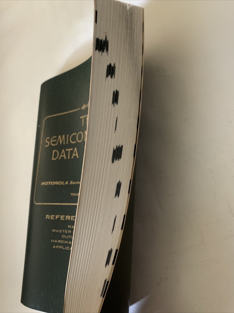 1973 The Semiconductor Data Library Third Edition by Motorola Reference Volume