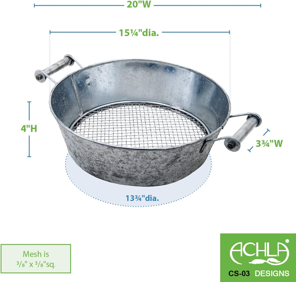 Compost Sifter Screen with Handles