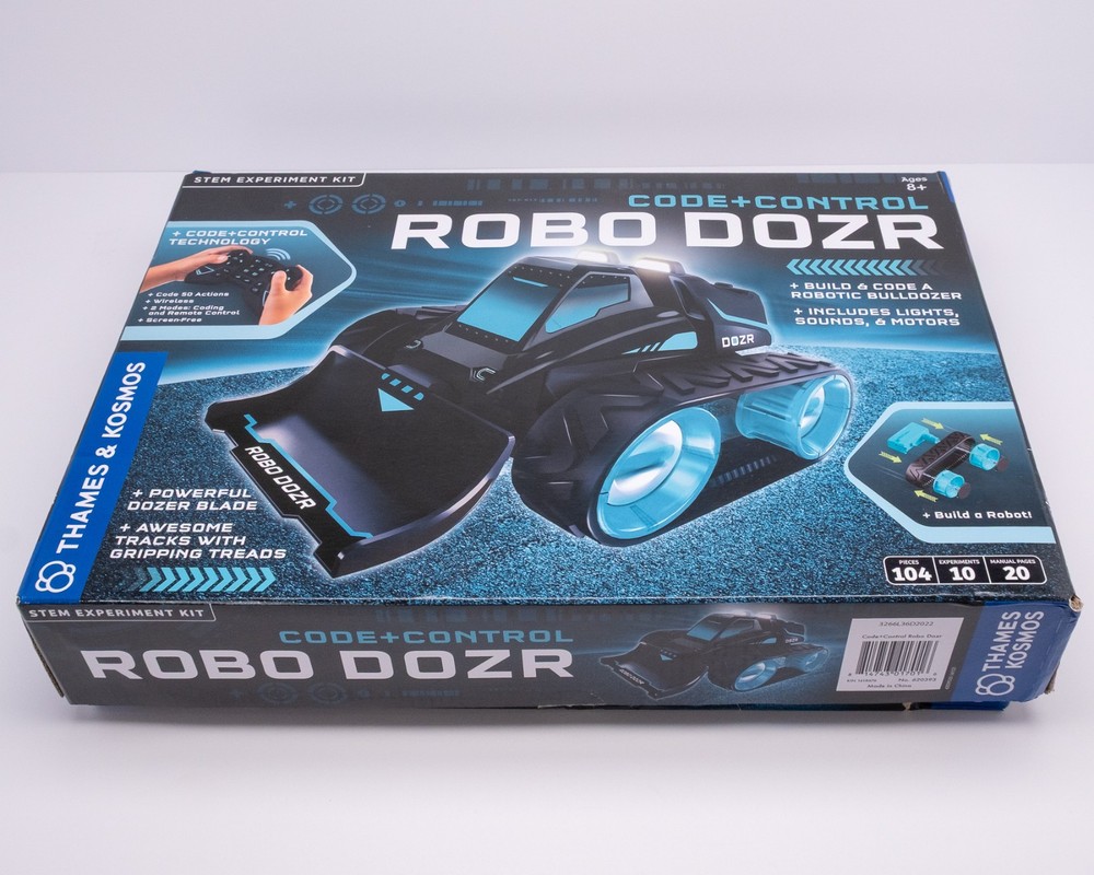 Thames & Kosmos Code+Control Robo Dozr Engineering & Robotics STEM Kit OPEN BOX