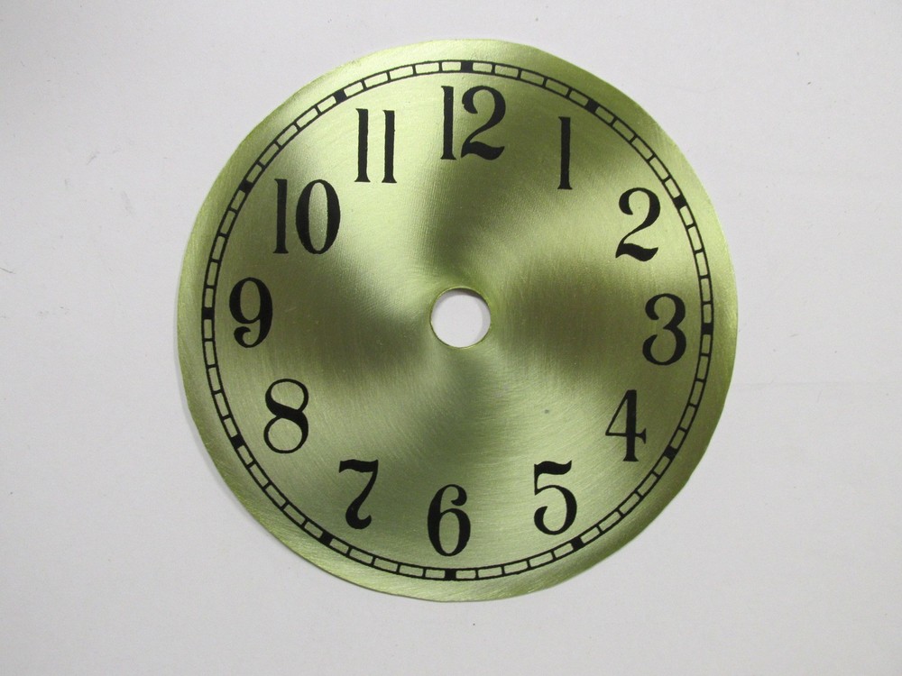 NEW REPLACEMENT ALUM. 4" CLOCK DIAL