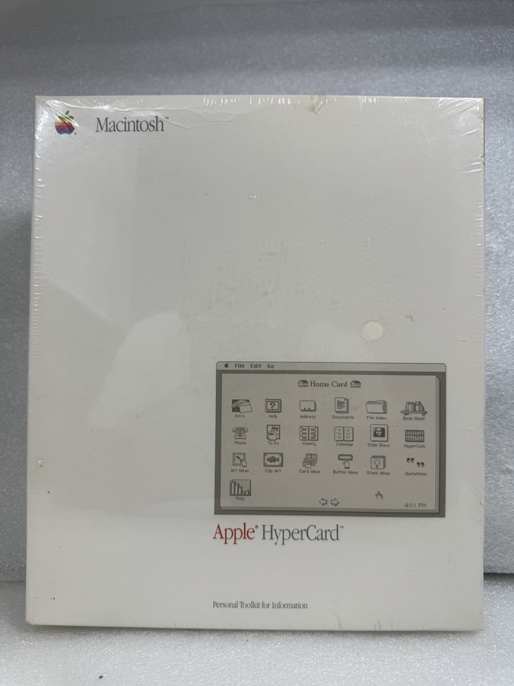 1987 Macintosh Apple Hypercard Software Model M0556 - NEW SEALED!