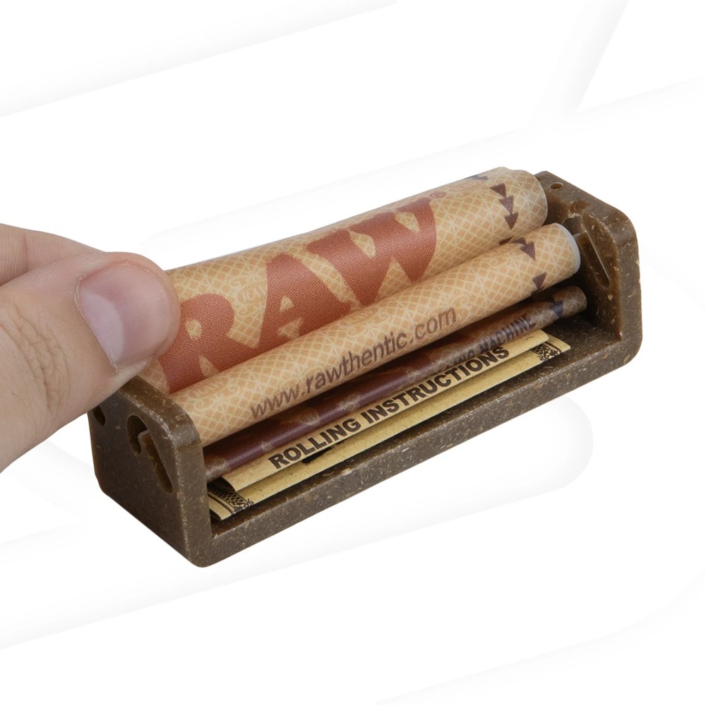 RAW Classic Hemp Plastic Roller | Rolling Machine 79mm | 12 Units