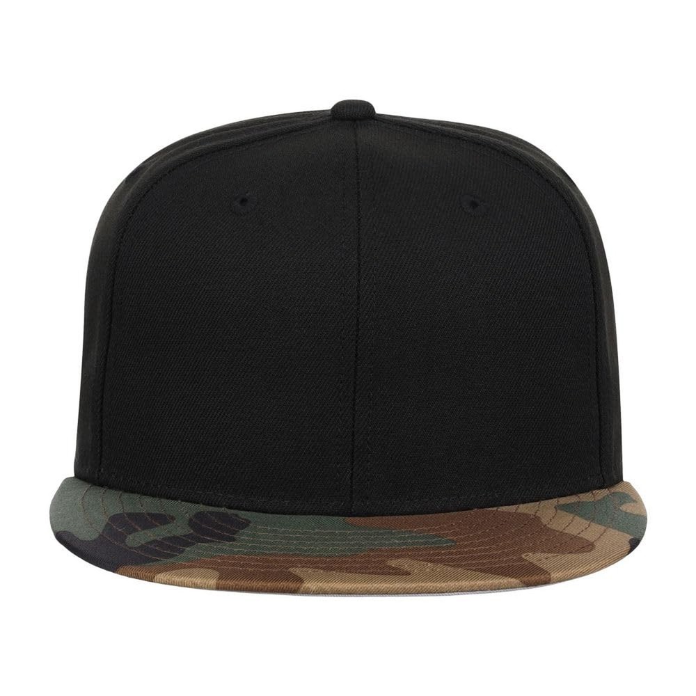 Lids Blank Dime Adjustable Snapback Hat One Size Black/Camo