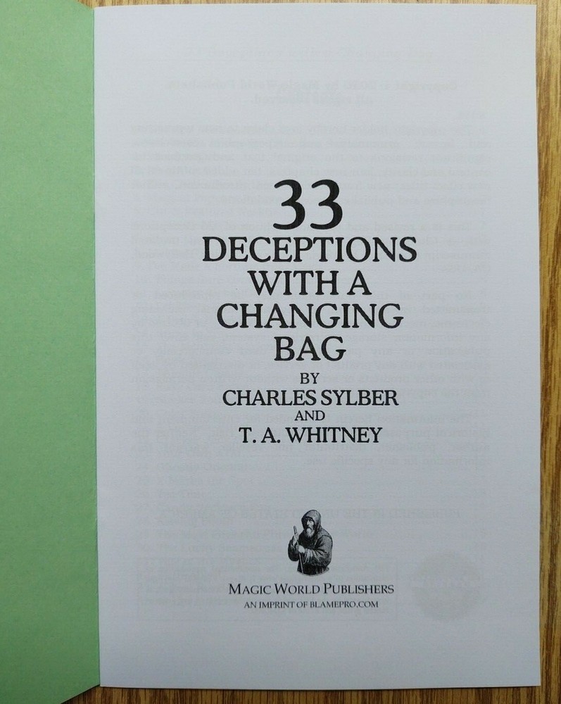 33 Deceptions with a Changing Bag by Sylber & Whitney