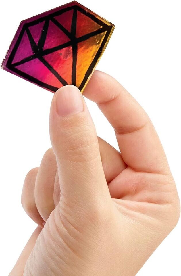 Just Play Shrinky Dinks Creative Pack, 25 Sheets Crystal Clear, Multicolor