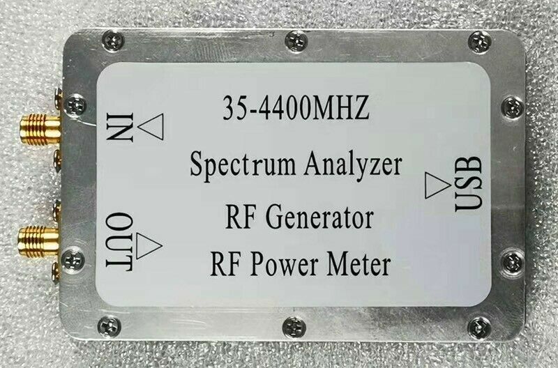 35-4400MHz USB Spectrum Analyzer RF Power Meter Signal Generator Tracking Source