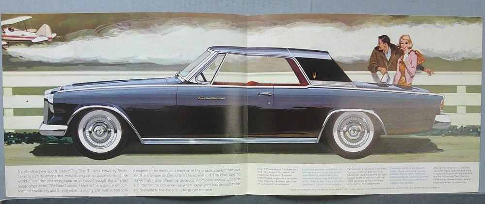 1963 Studebaker Gran Turismo Hawk Sales Folder