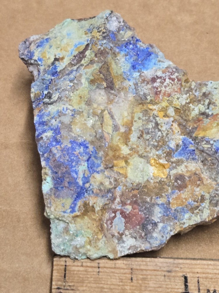 Beautiful Blue Linarite specimen