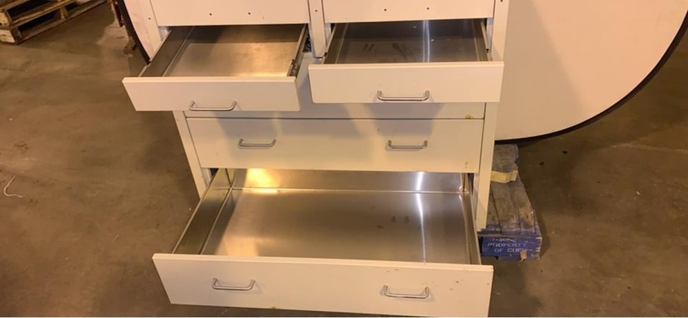36" Jameston 7 Drawer Casework w/ Missing Handles(S6LLST6745)