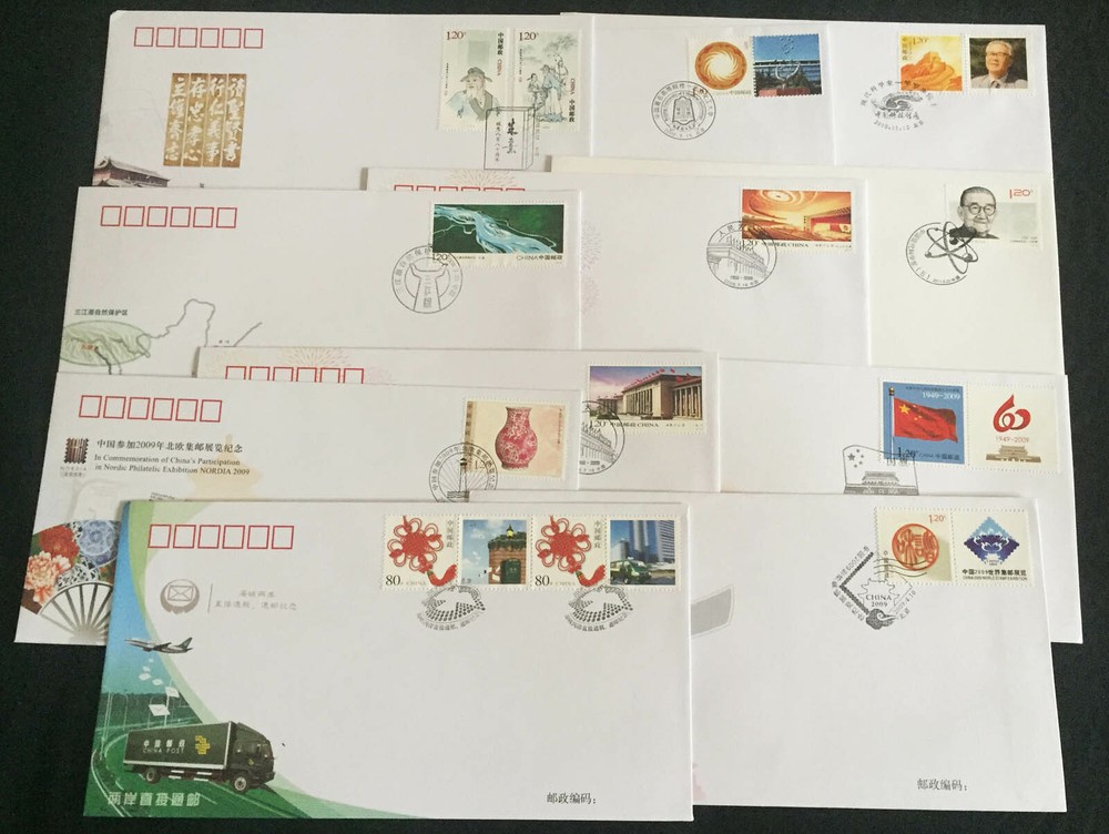 CHINA - 2000-11 SELECTED COMMEMORATIVE COVERS - 25nos