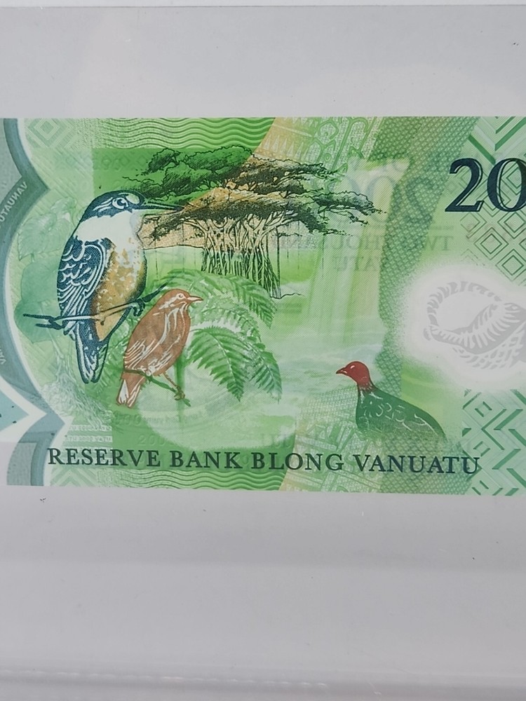 Vanuatu, 2000 Vatu, 2014, POLYMER, Birds