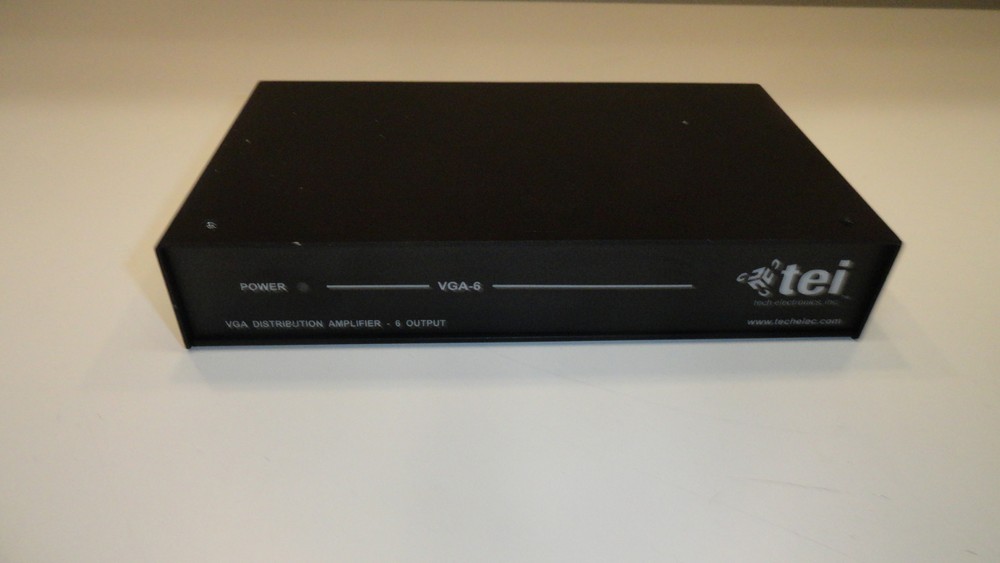 Tech Electronics TEI VGA Distribution Amplifier 6 output  VGA-6