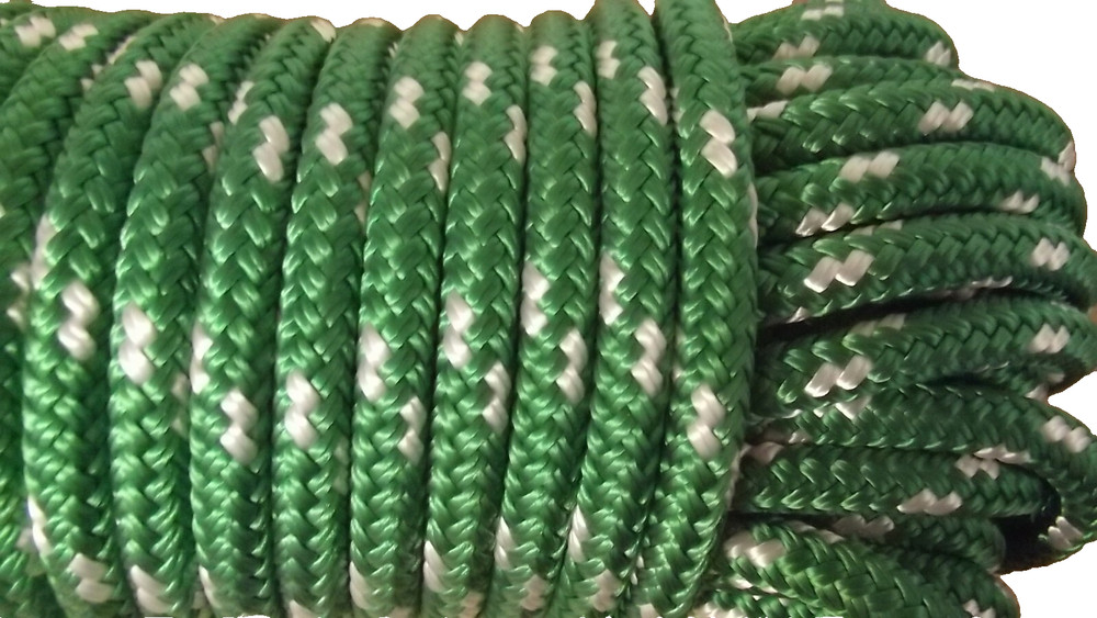 3/8" (10mm) x 100' Sail/Halyard Line, Double Braid Polyester, Sheets, Boat Rope