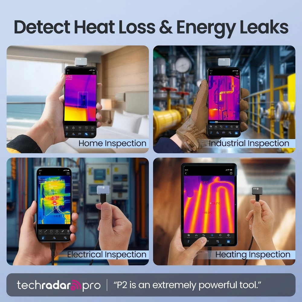 Thermal Master P2 Thermal Camera Android Mobile Thermal Imager World's Smallest