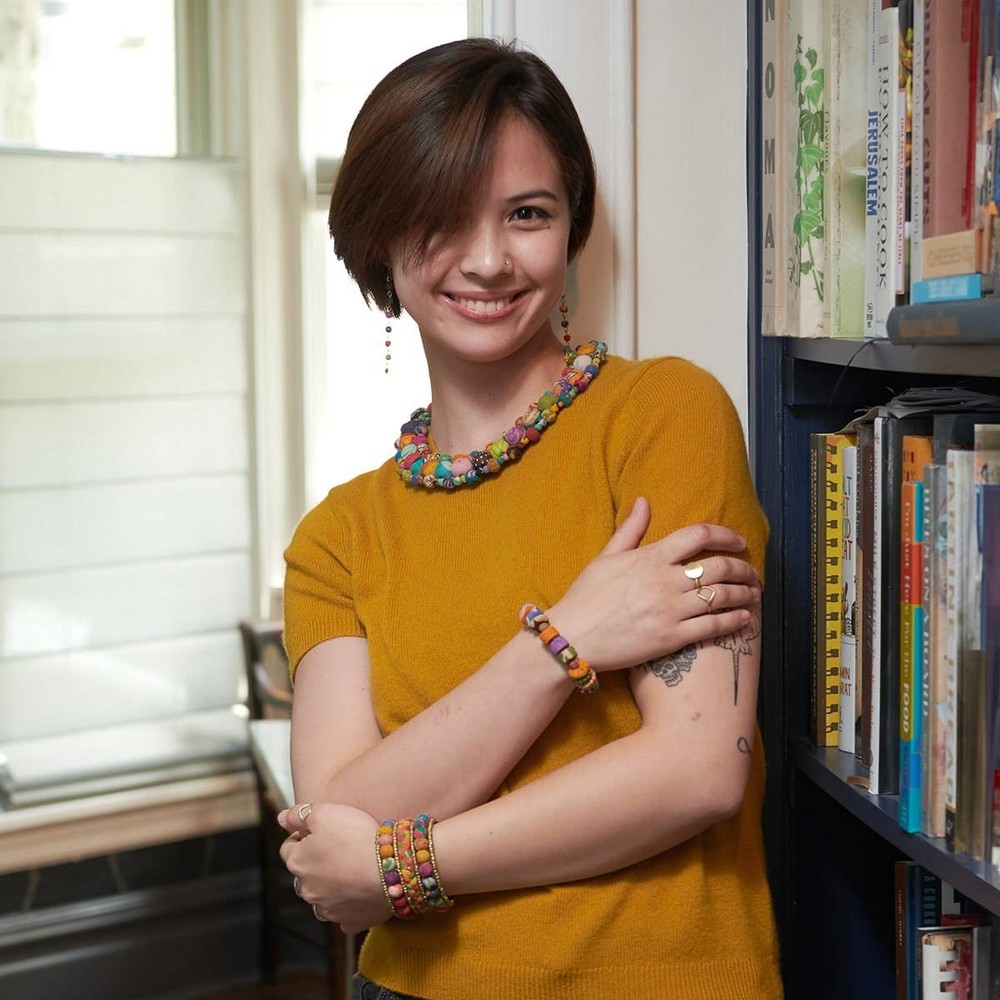 Kantha Traced Collar Necklace