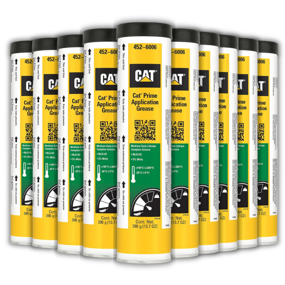 CAT 452-6006 Prime Application Grease NLGI #2 3% Moly | 10 Pack Case