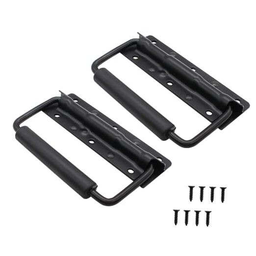 4.9 Inch Spring Loaded Handle, Heavy Duty Handle Surface Mount, Folding 2