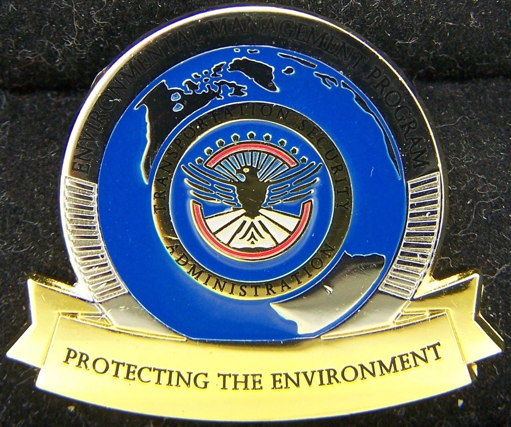 TSA Environment Management Prog Transportation Security Administration Lapel Pin