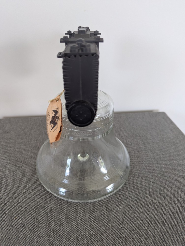 Lejon Brandy Liberty Bell Bottle 1976 Bicentennial Commemorative Bar Empty