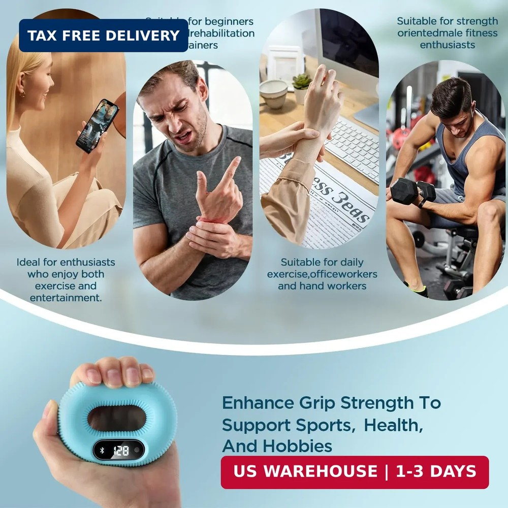 Smart Grip Trainer, Supports Multiple Game Interaction and HID Mode Video Browsi