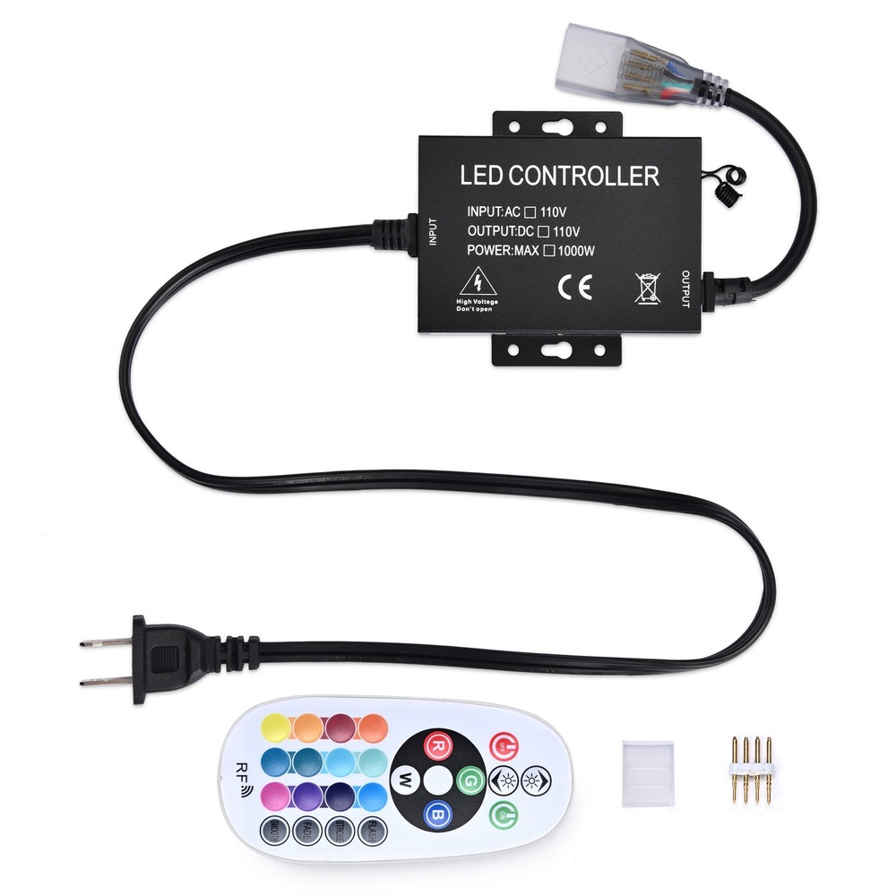 DELight LED Controller w/ RF Remote for DELight Neon Rope Light 1Pack/2Pack Opt