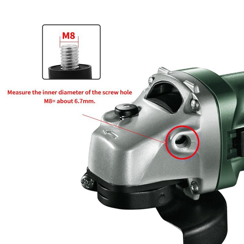 Angle Grinder Side Handle Shock Absorbing Attachment for Angle Grinding