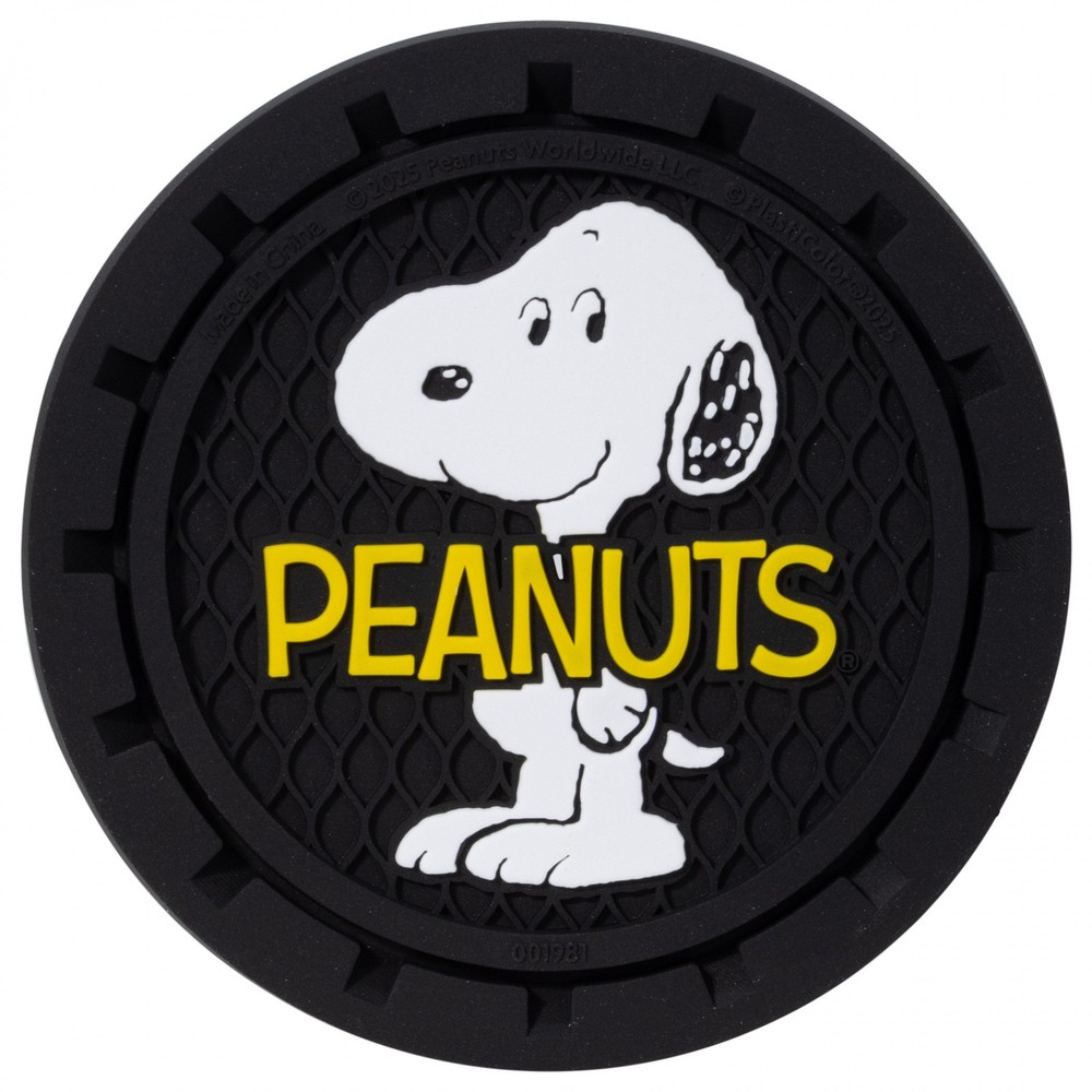 Peanuts Snoopy Car Cup Holder Coaster 2-Pack Multi-Color