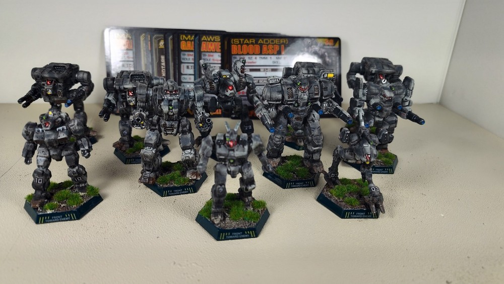 Pro-Painted Battletech Miniatures Commission Services